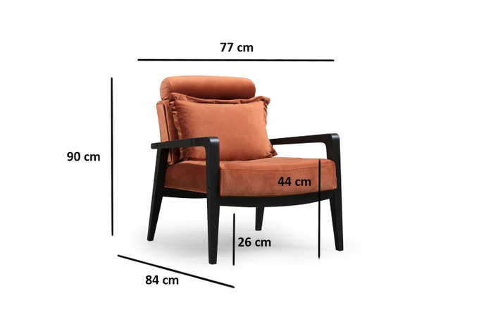 Atelier Del Sofa Apollo - Cinnamon Sillón Orejero Atelier Del Sofa Apollo - Cinnamon Sillón Orejero